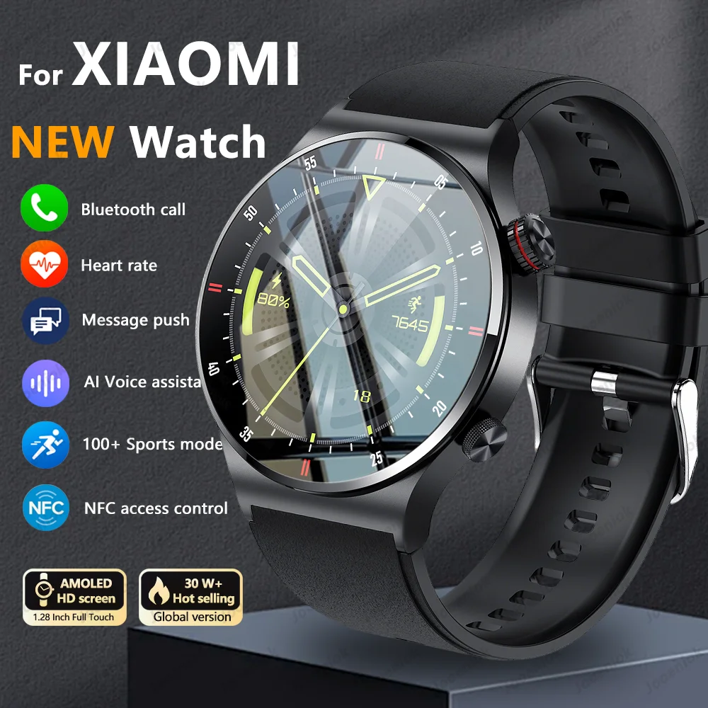 2026 Fashion Smartwatch HD Touch Heart Rate Bluetooth Call Sleep Monitoring NFC Weather Sport Mode Smart Watch For Android IOS 1