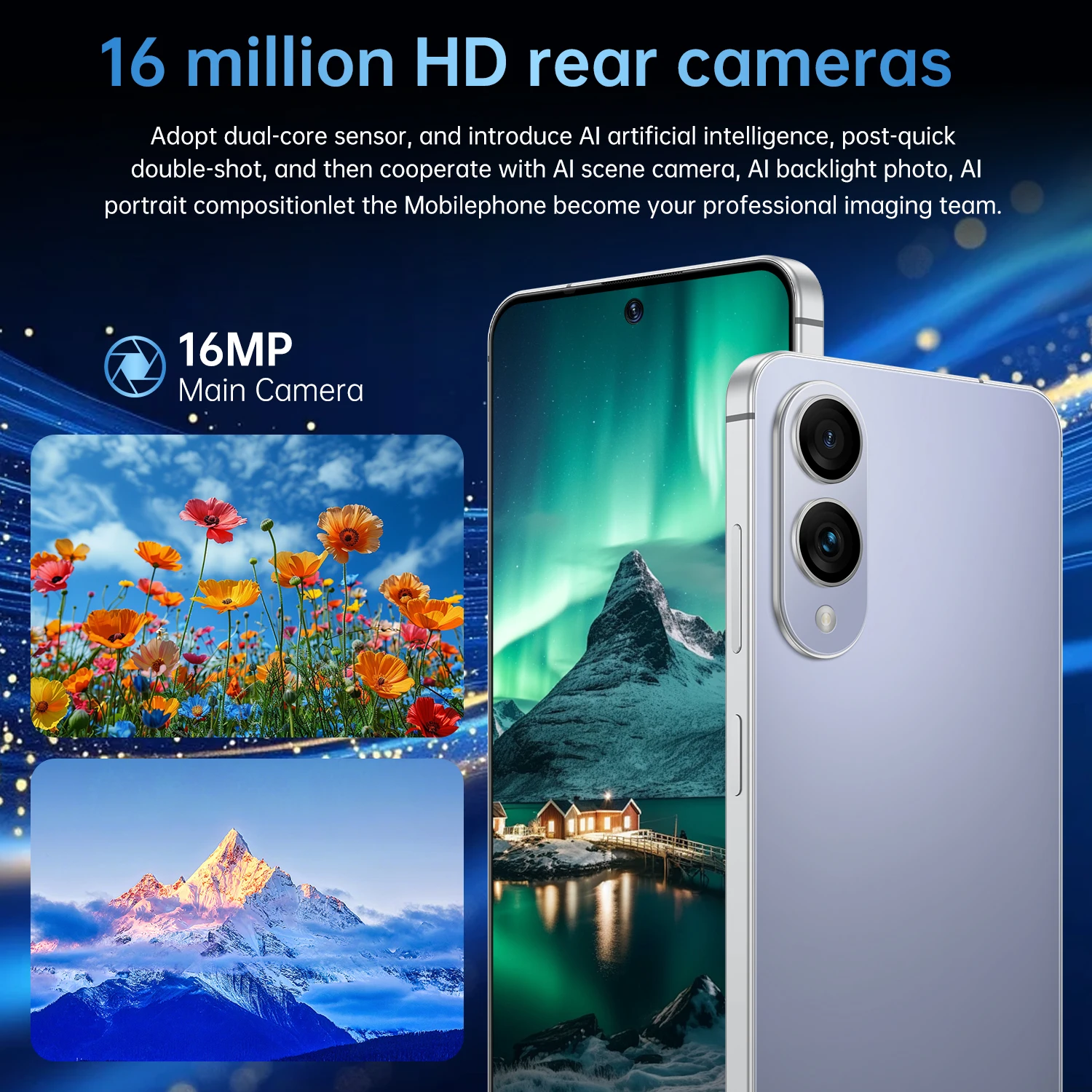 [World First] IVMI S26 Ultra Smartphone 4GB+32GB ROM 7.2-inch HD+Screen Android12.0 8+16MP 5500mAh Mobile Phones