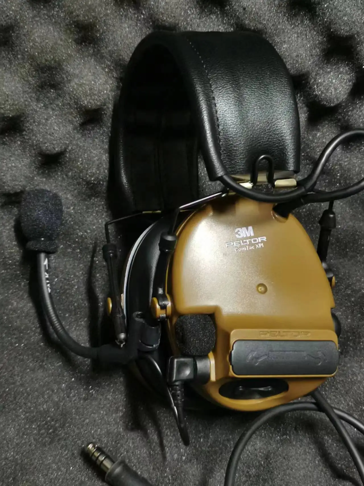 【実物】Comtac XPi 箱付き タクティカルヘッドセット Comtac XPI VI ピックアップ ノイズキャンセ