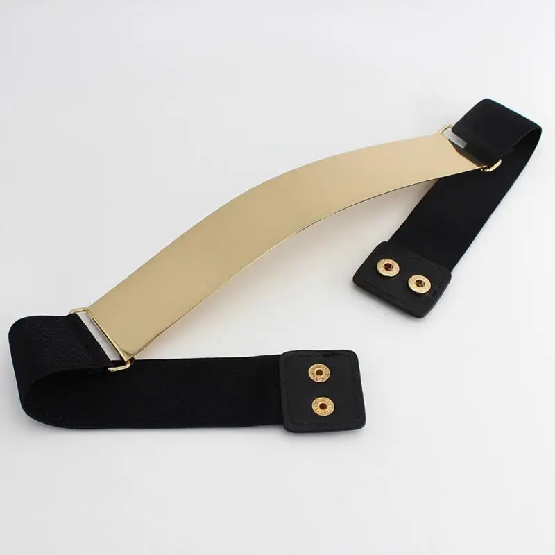 wide waist belts for dresses Classy Elastic Belt Female Chain Belt Gold Silver Brand Belt For Woman Cinch Waistband Dress Coat Belt Ladies Apparel Accessorie cute belts