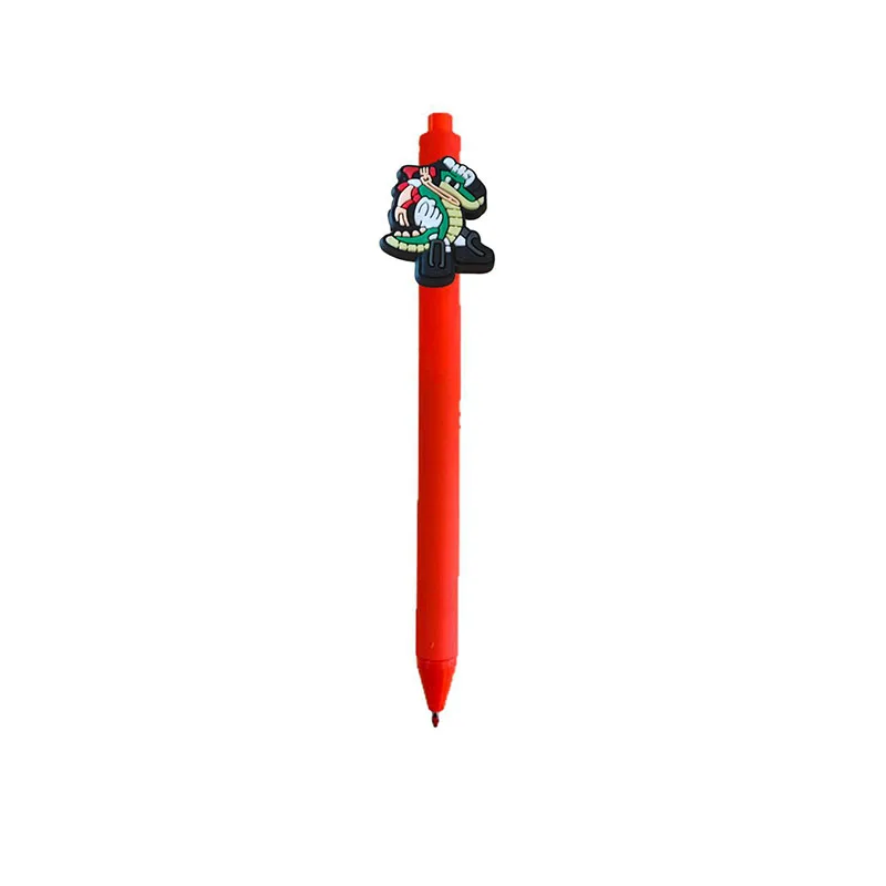 thumbnail image 1 of Bolígrafo negro de 0,5 mm de Sonic The Hedgehog con trece estilos de adorables figuras de anime de dibujos animados, bolígrafo adhesivo suave de PVC, regalos para festivales para niños, 1 of 5