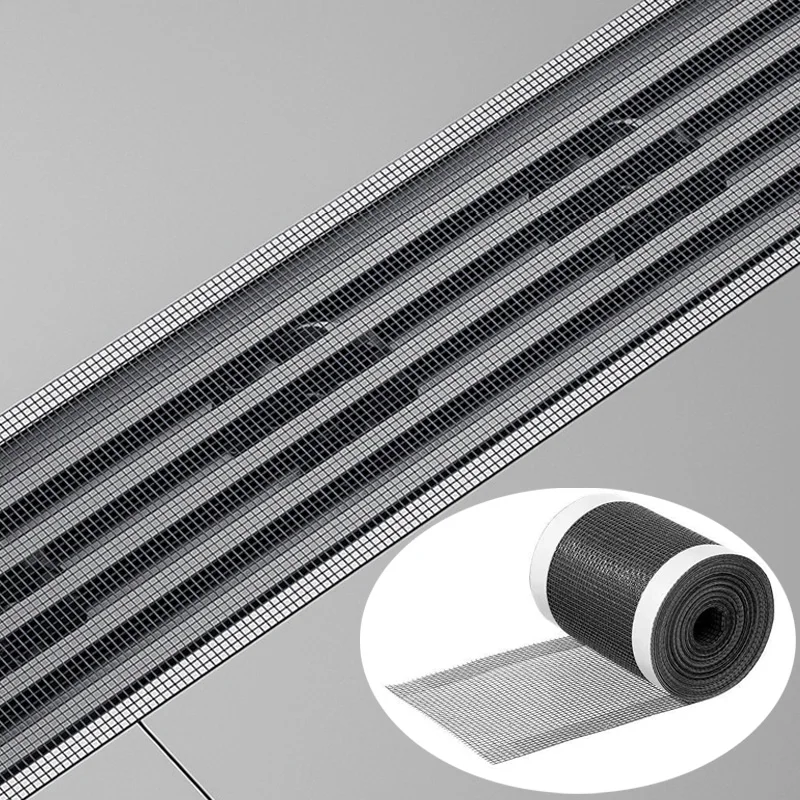 5m/Roll Shower Drain Hair Catcher Self-Adhesive Floor Drain Stickers Disposable Mesh Sink Strainer Filter For Bathroom Kitchen,sink filter,floor drain sticker,shower drain catcher,hair drain catcher,sink strainer,hair drain filter,floor drain filter,floor drain hair filter,floor drain hair catcher,drain hair catcher
