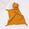 Soft Cotton Baby Comforter Blanket Lion Shaped Newborn Sleeping Dolls Toy Kids Newborn Soothe Appease Towel Bibs 6