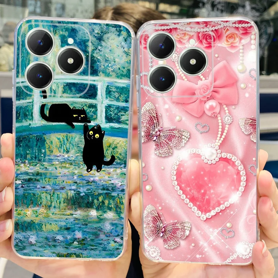 Cute Panda Cartoon Painted Soft Slim Phone Case, Bumper Cover