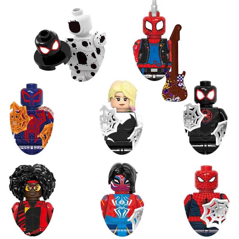 

G0124 The Avengers Marvel Spider-Man Anime Heroes Bricks Cartoon Character building block Educational Toy Boy Birthday Present