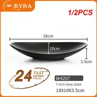 1/2PCS Ring Dish Jewelry Tray Key Dresser Decor Bowl Decorative Dish Organizer Kitchen Japanese Dim Sum Seafood Sushi Trays Food 1