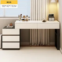 Coiffeuses simples maquillage vanité Table tiroir miroir chambre femmes commodes support de rangement filles armoire chambre meubles 3