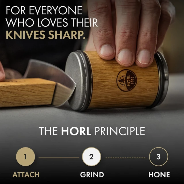 HORL 2 Oak Rolling Knife Sharpener Engineered in Germany for Straight Edge with Industry Diamonds for Steel of any hardness - Vimarsana News