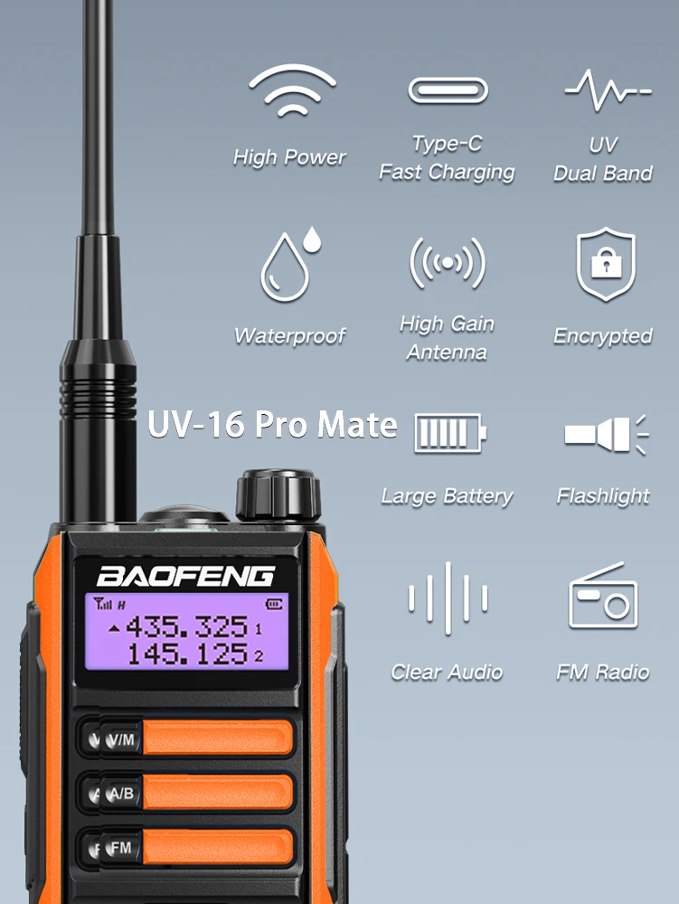 Рисунок 3 - Рация Baofeng UV16 Pro Mate 10