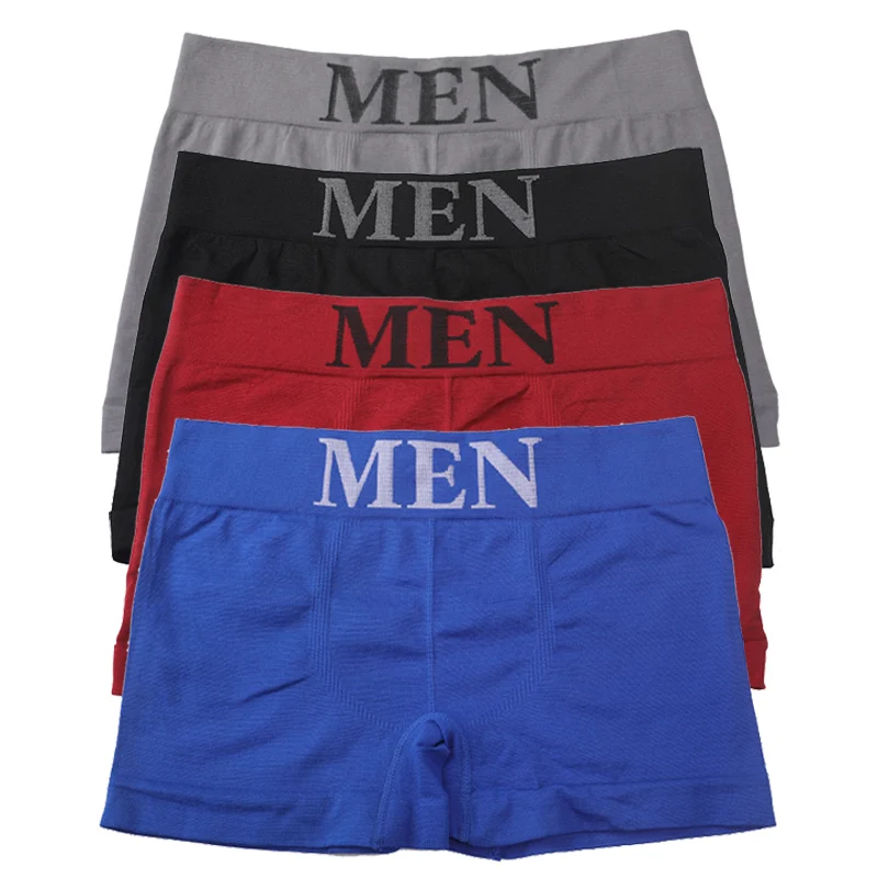 Huakunda Set van 3 boxershorts voor heren, zachte boxershorts, slips, open gat, aparte zak, ademend, olifant, ondergoed, katoenen onderbroeken, C, S