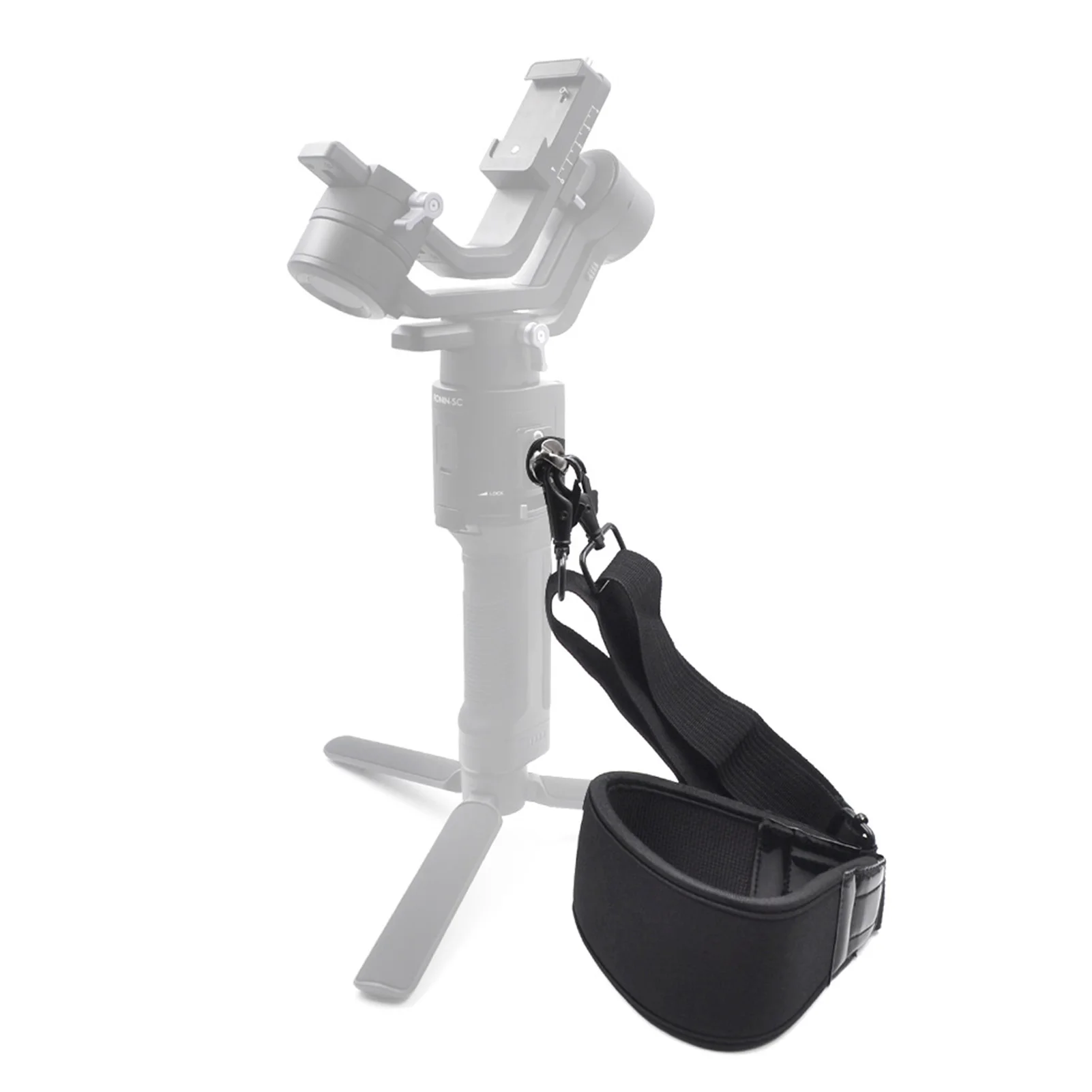 카메라 스트랩 로닌 SC 숄더 스트랩 두꺼운 폼 블랙 고강도 카메라 넥 스트랩 숄더 벨트 슬링 (DJI 로닌 SC 용)
