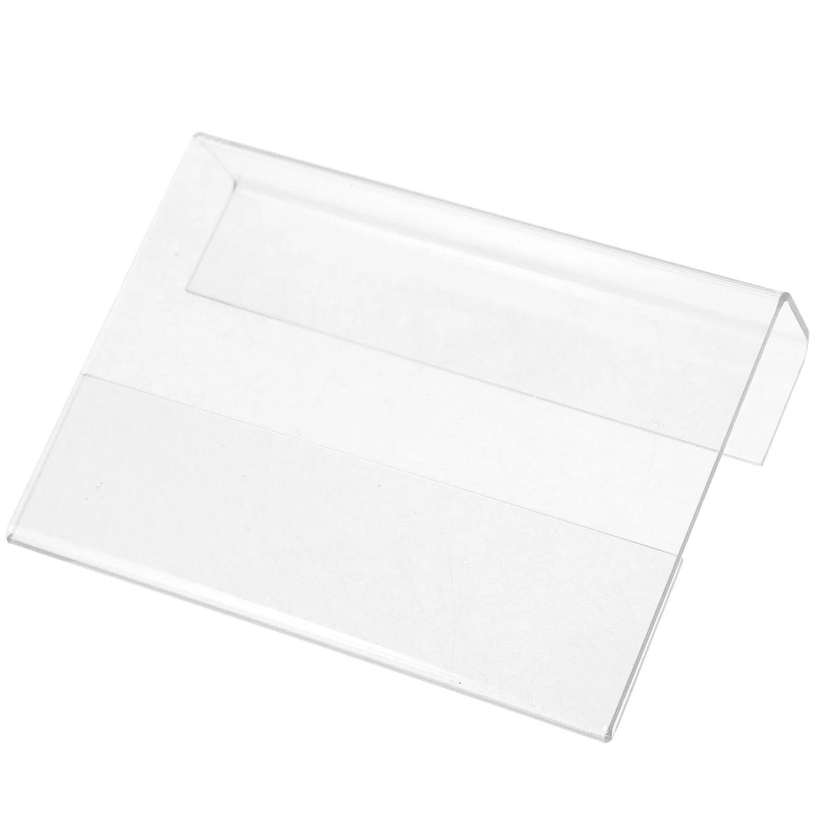 

Workstation Seat Sign Hanging Card Holder Office Supply Rack Name Holding Hanger Accessory Screen Clear