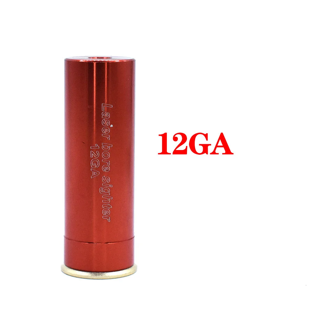 Tactical Red Laser Bore Sighter Training Bullet Brass Boresighter Caliber 12GA .223 .303 300WIN 6.5x55 7mm 8mm 9.3x62 Snap Caps