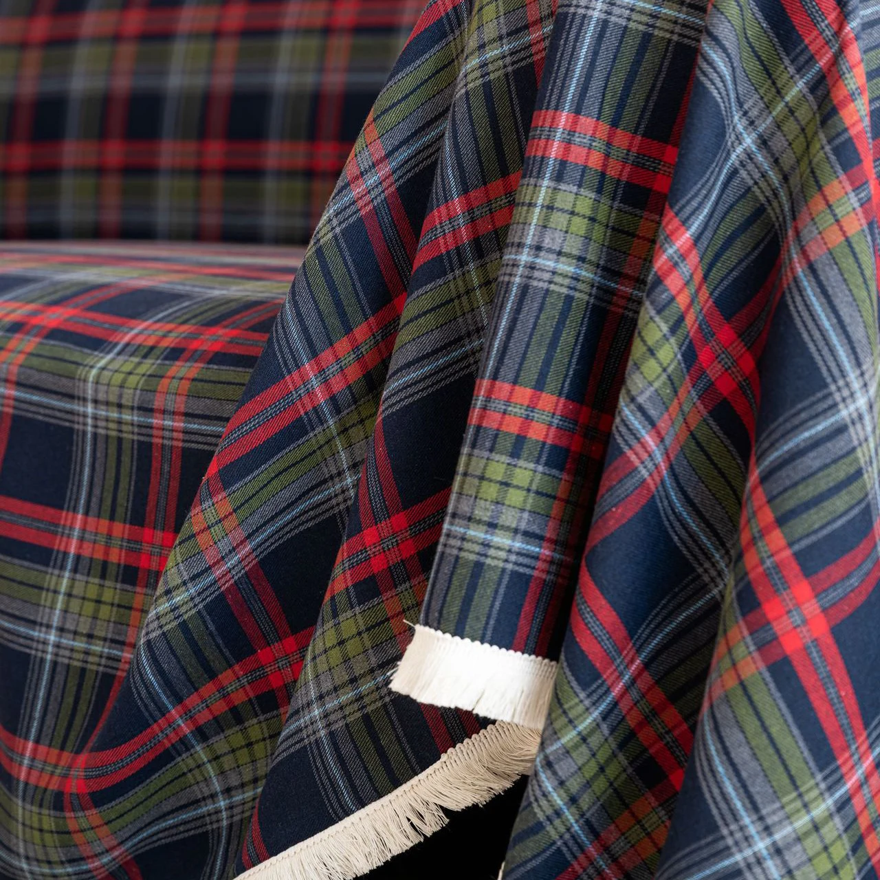 Sofa Towel with Full Coverage Ins Plaid Style Camping Blanket Sofa Cushion Cover All Season Universal Christmas Couch Decorate 4
