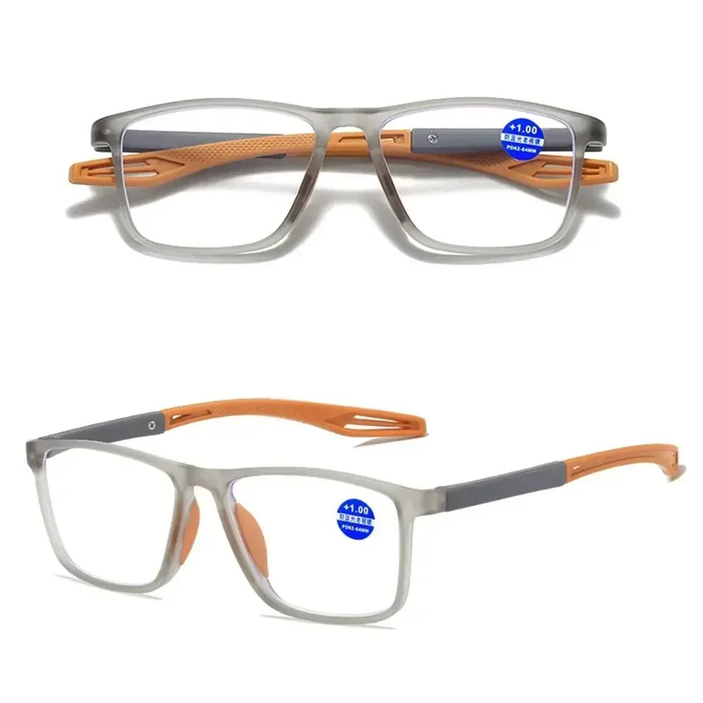Reading glasses Anti-Blue Light Reading Glasses Ultralight Square Frame Eyeglasses Sports Glasses Hyperopia Women Men Far Sight Eyewear