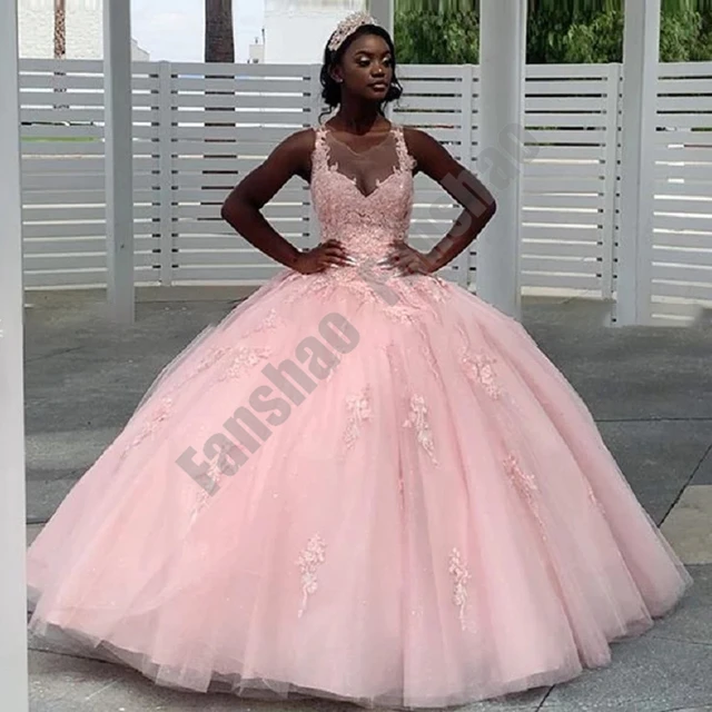 Glittering Bell Sleeves Valencia Quinceanera Ball Gown Dress 60156 -  Promheadquarters.com