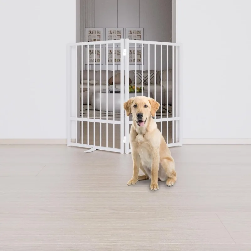 Metal Freestanding Dog Gate 6