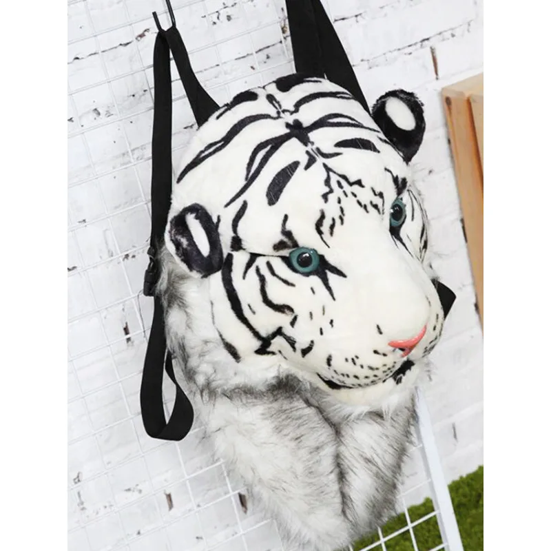 Shoulder Plush Backpack Bag Creative Trend Tiger Handbags For Women Casual High-Quality Messenger Versatile Luxury Crossbody