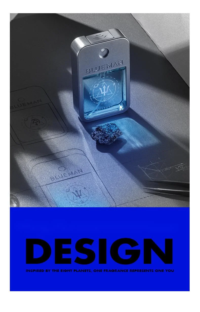 Neues blaues Herrenparfüm, anhaltender Duft, leichter Duft, blauer Duft, Kölnisch Wasser, große Markentasche für Studenten_voghion.com