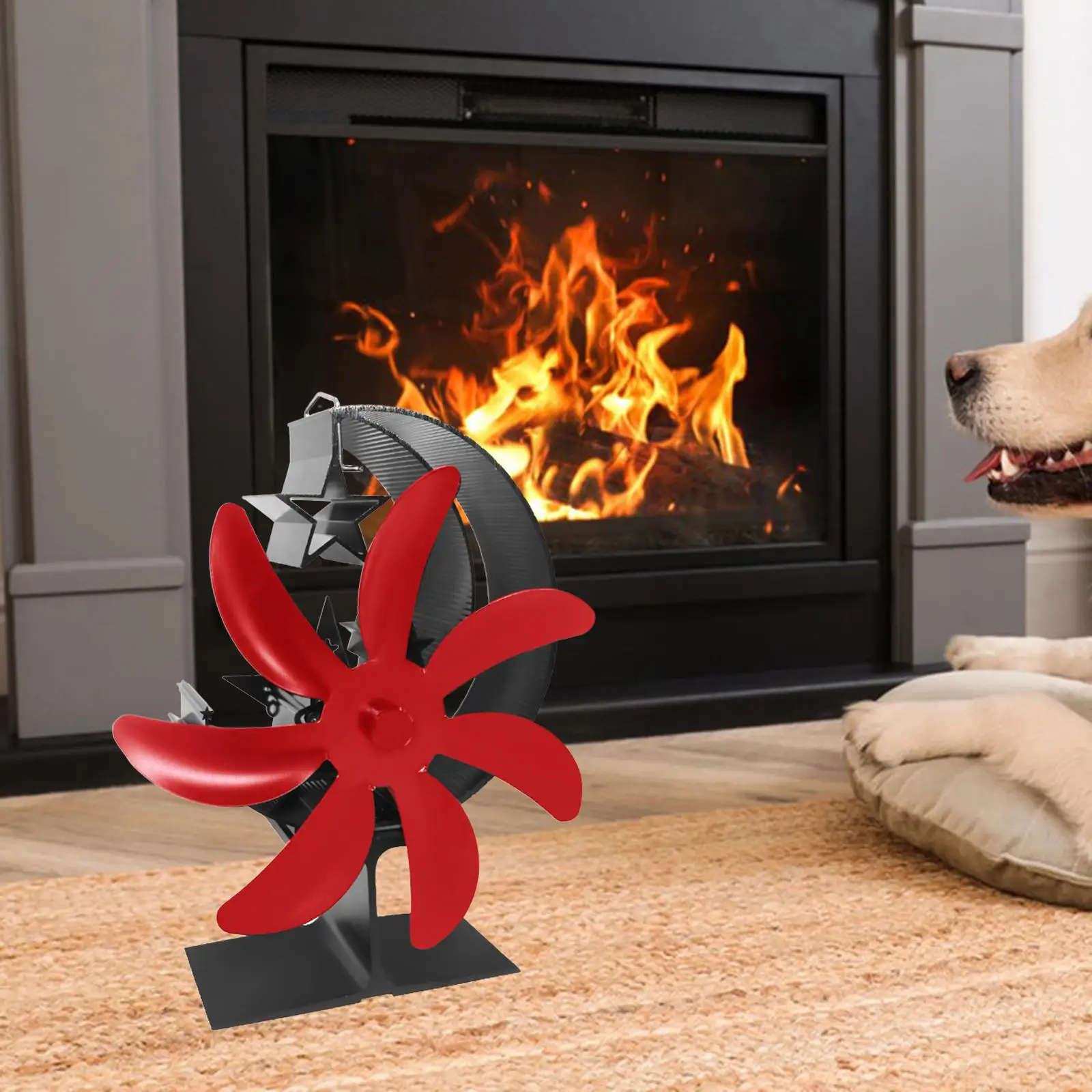 Aluminum Heat Powered Wood Stoves Fan Non Electric Household Quiet  Fireplace Fan for Fireplace Log/Wood/Pellet Buring Stoves - AliExpress