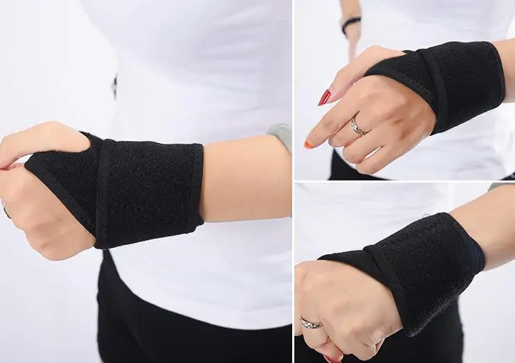 Care gear ms tomalin spontaneous heat wristbands thermal magnetic therapy knee Winding wristbands