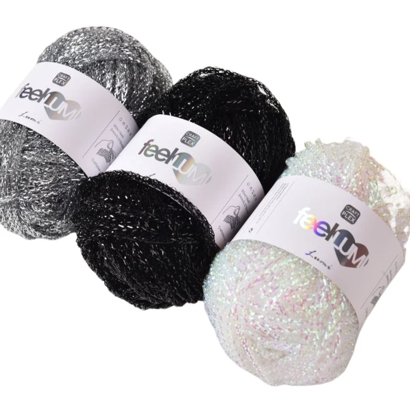Silver Wire Hollow Core Thread for DIY Christmas Decorations