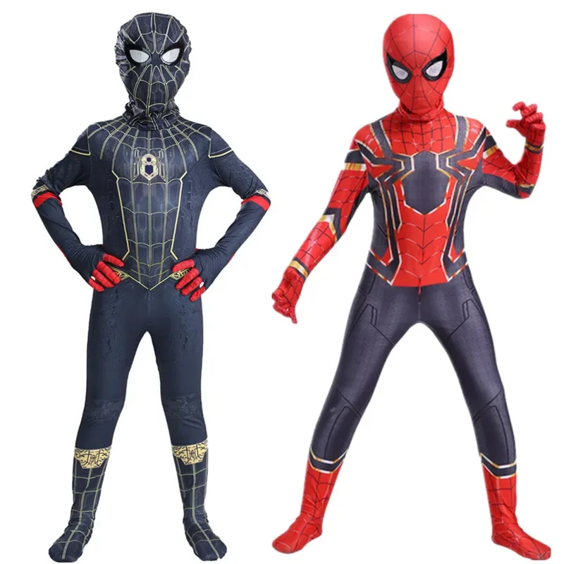 

Children's Iron Costume, Amazing Mile Leotard, Zentai Peter Parker Superhero Set, Halloween