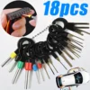 11/18pcs Car Terminal Removal Kit Box Wire Plug Connector Extractor Puller Release Pin Extractor Set Terminal Plug Repair Tools 1