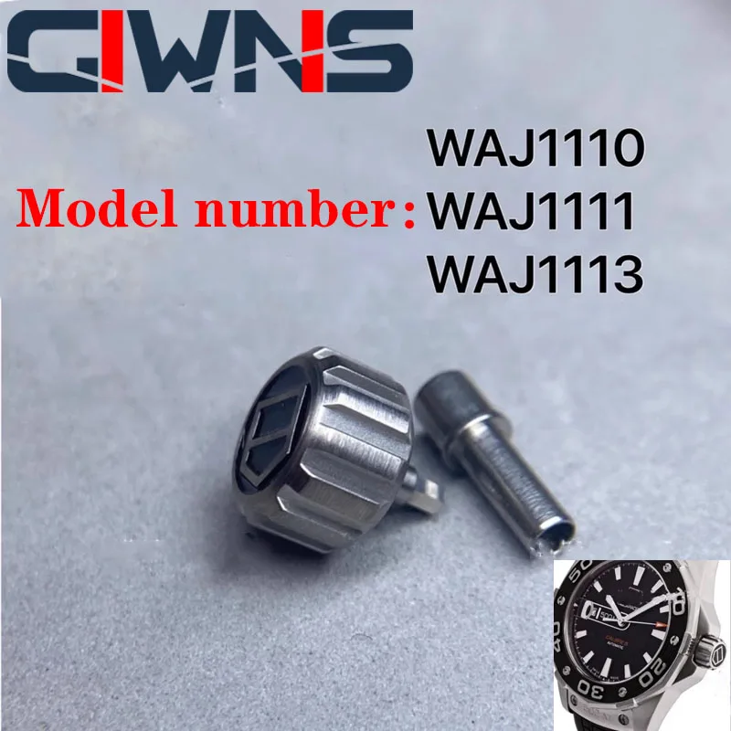 Accessori Corona Testa Orologio Per Tag Heuer Aquaracer Waj1110/Waj1111/Waj1113