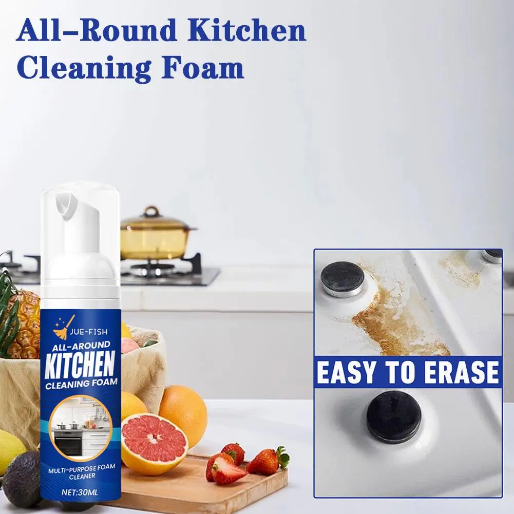 Kitchen Cleaning Foam All-round Dissolve Cleaner Spray Stove Oil Tool