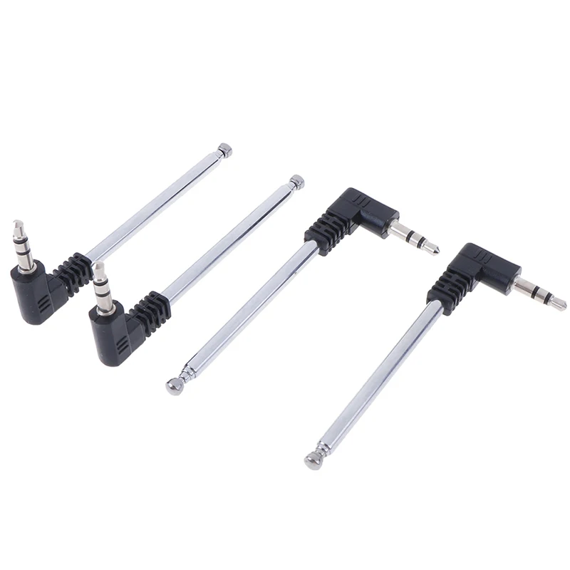 4pcs metal Cell Phone Multi Purpose 3.5mm FM Radio Antenna 8.8 inch Long