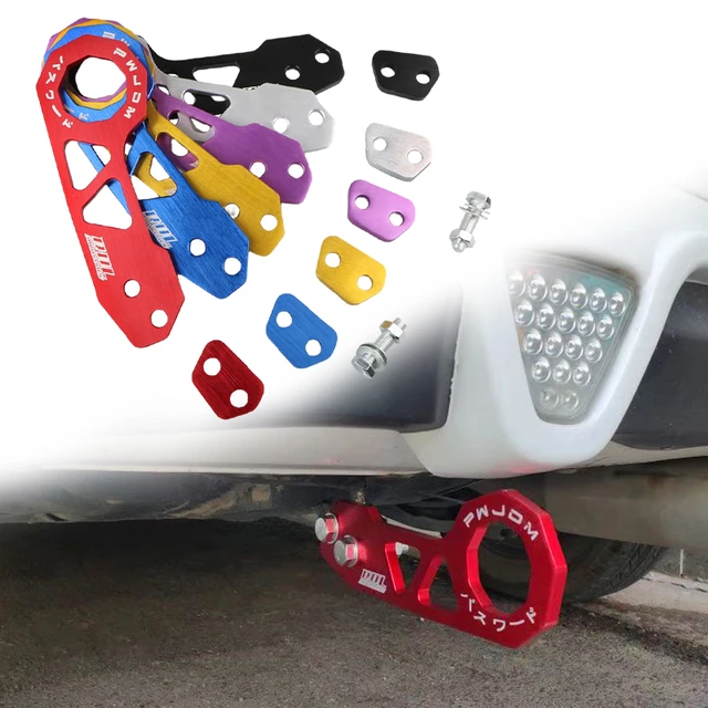 Universal JDM Accessories Car Rear Bumper Trailer Tow Hook Racing Aluminum  Alloy Car Towing Bars Tools For Universal Car - AliExpress