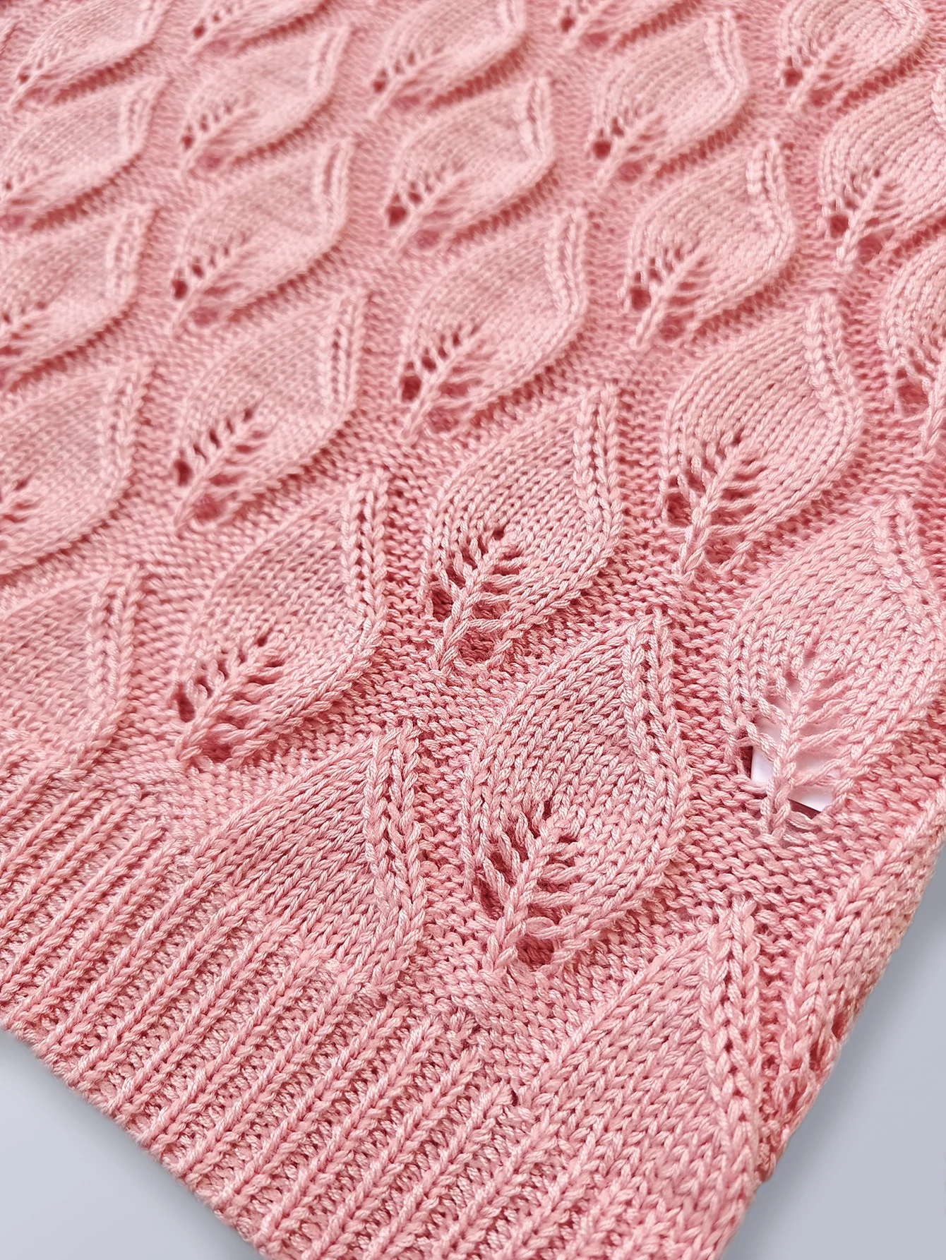 Pink Knitted Sleeveless Vest Top for Women