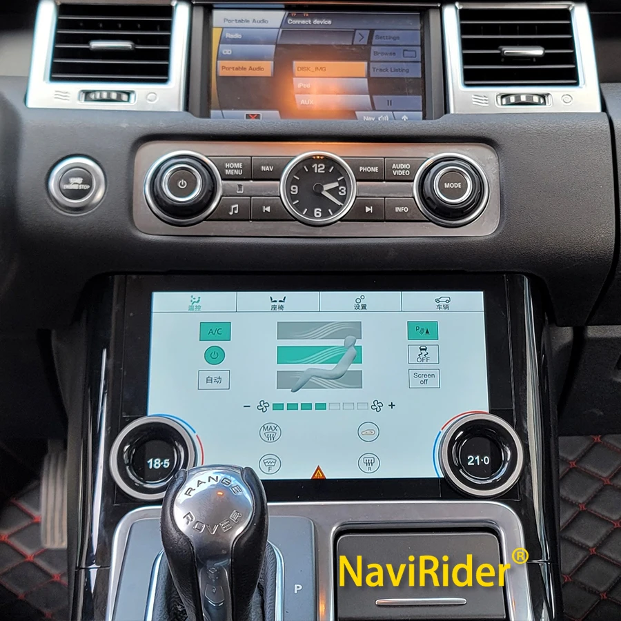 

Панель переменного тока с ЖК-дисплеем и климатическим контролем для Range Rover Sport 2010, 3,6, V8, автомобильный радиоприемник на Android, оригинальная панель кондиционирования воздуха, сенсорный 3D экран