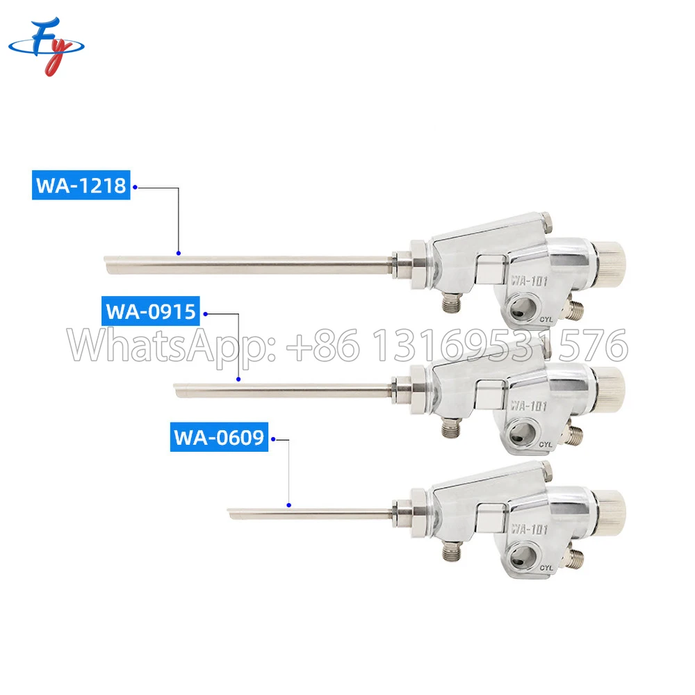 FY 90/150/180mm spray gun inner coating extended nozzle automatic spray gun WA-101 inner coating automatic gun painting machine 2