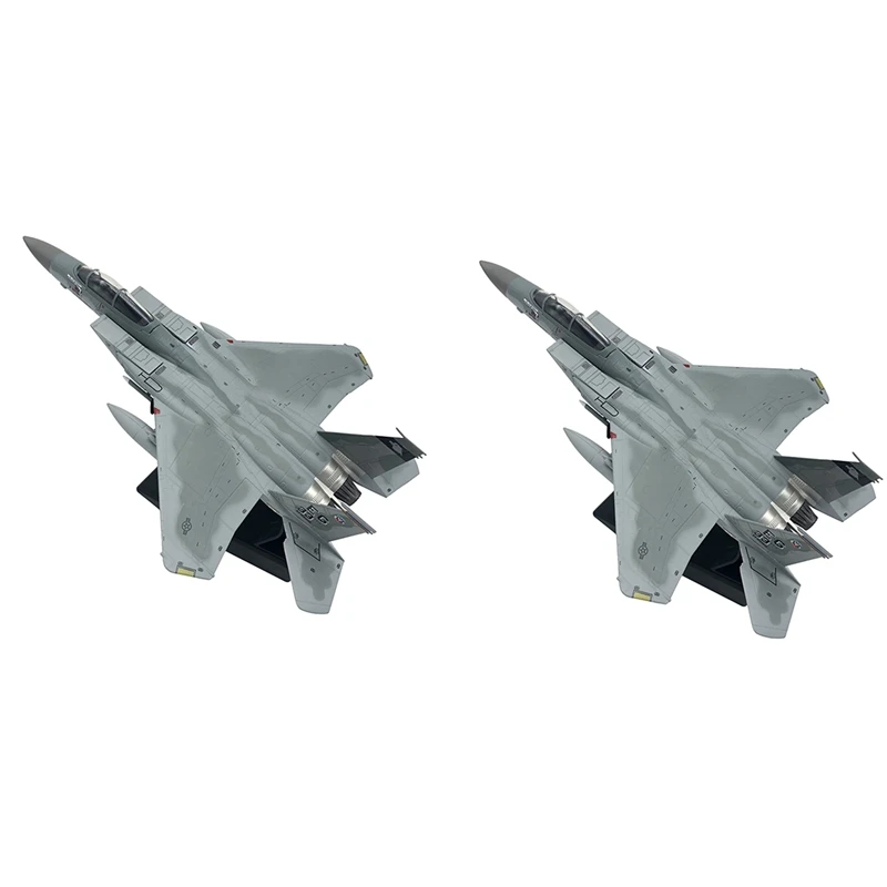 

2X 1/100 Scale Diecast Airplanes F15 Eagle American Navy Airplanes Model For Collection Gift Home Living Room Decor