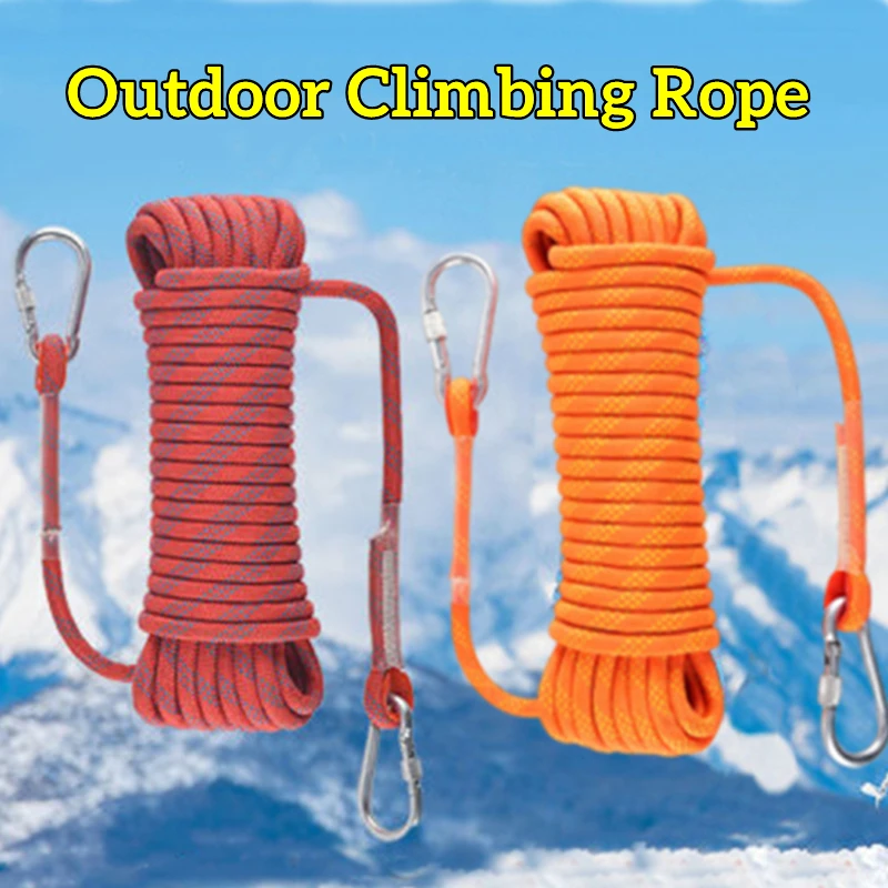 10MM 12MM Climbing Rope Parachute Ropes Safety Expansion Fire