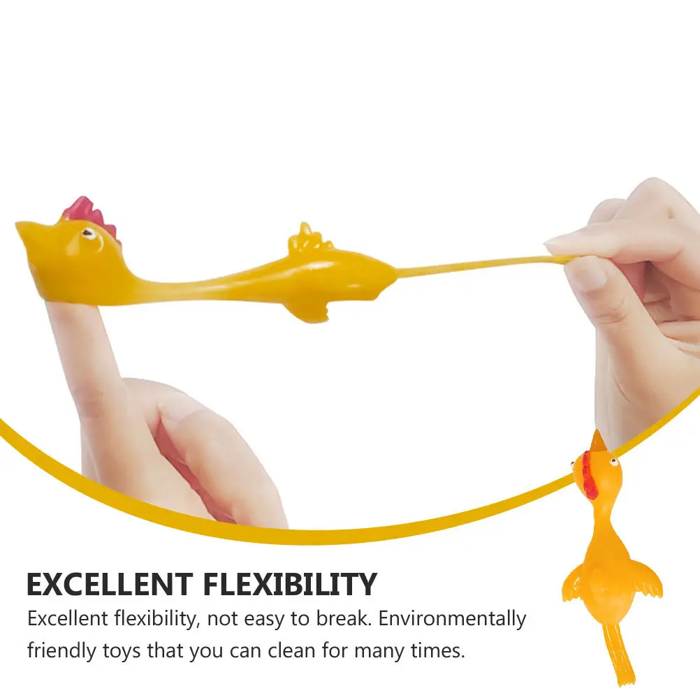 12Pcs Tpr 빛나는 발사 치킨 장난 소품 유연한 안전 어린이 선물 휴일 축하 카니발 거리 박람회