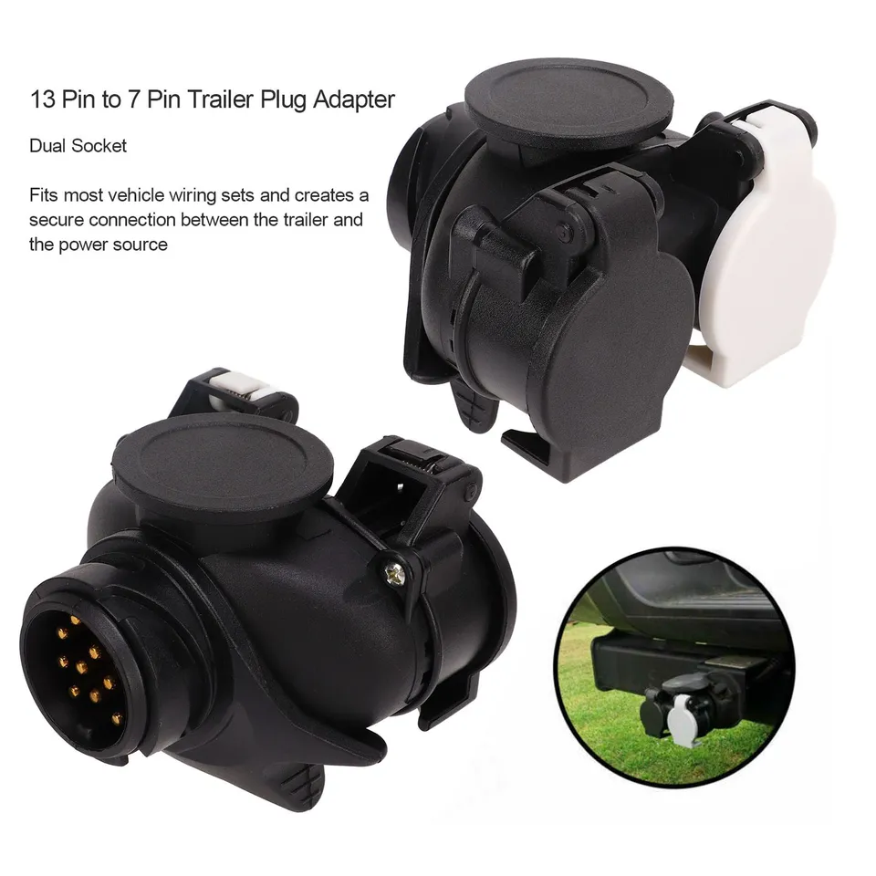 Herramienta De Alineación De 13 Pines - Tapa Antipolvo Para Conector De Remolque De 13 Pines Cubierta Antipolvo Para Caravana Enchufe De Conversion Toma De Estacionamiento 84362013