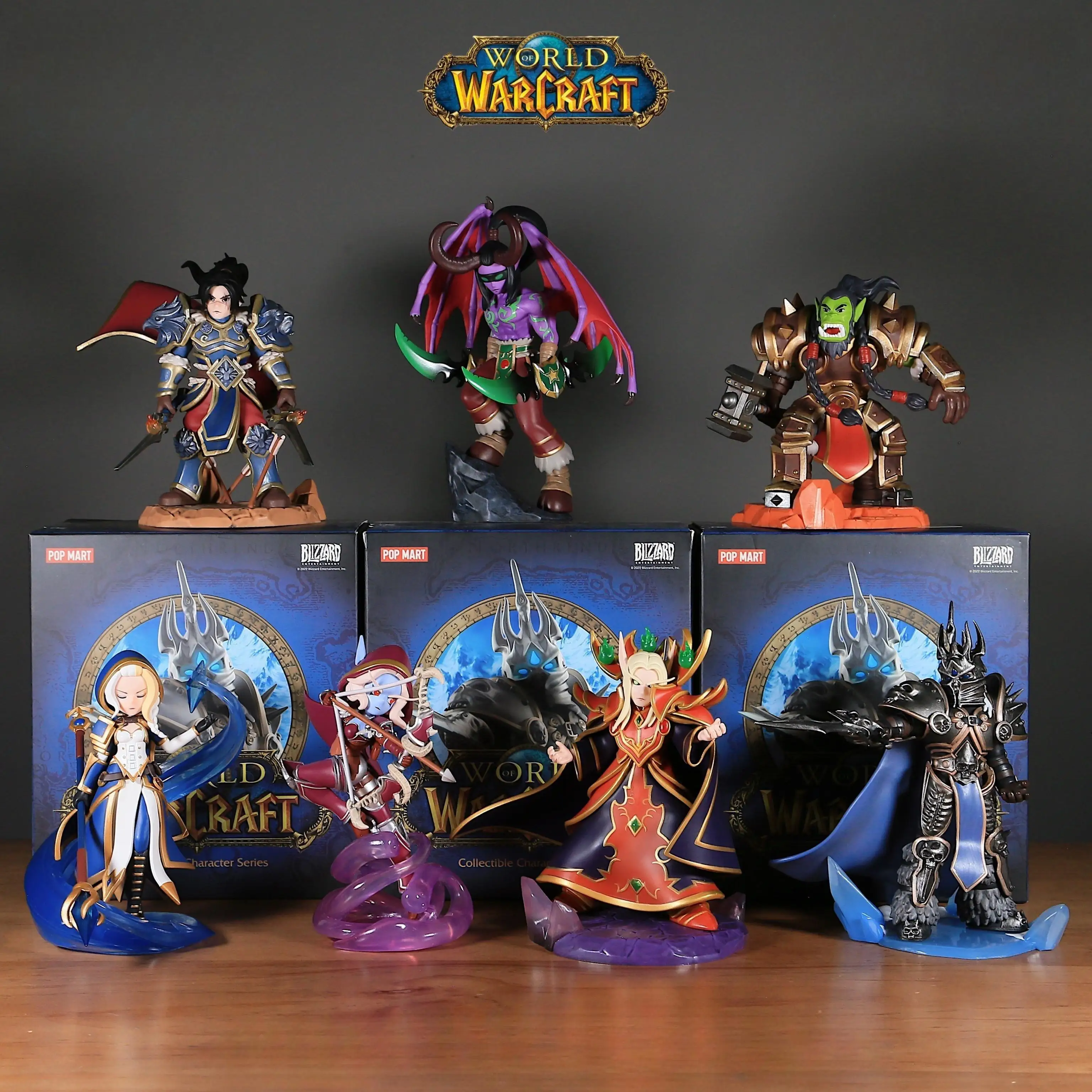 World Of Warcraft-Bandai Anime Figure Model Toy, Authentique