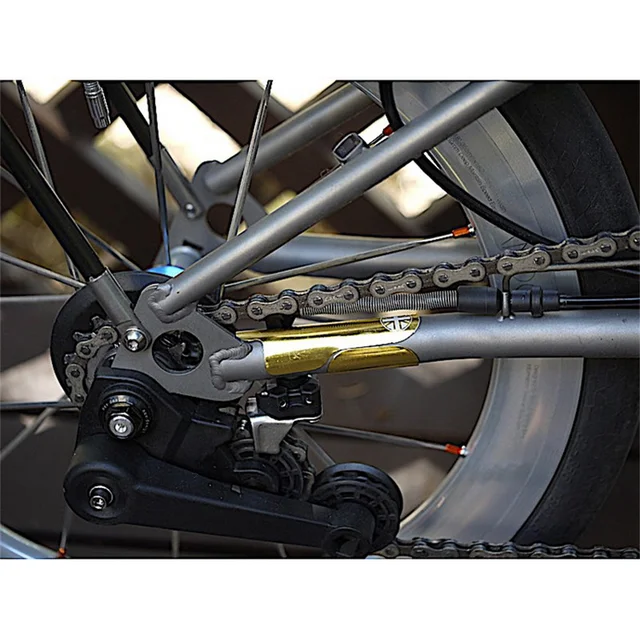 Protection Cadre Velo Aceoffix - Autocollant Protection Cadre Vélo Brompton - Fibre Carbone 0.5mm - 3D Velo De Route - 10