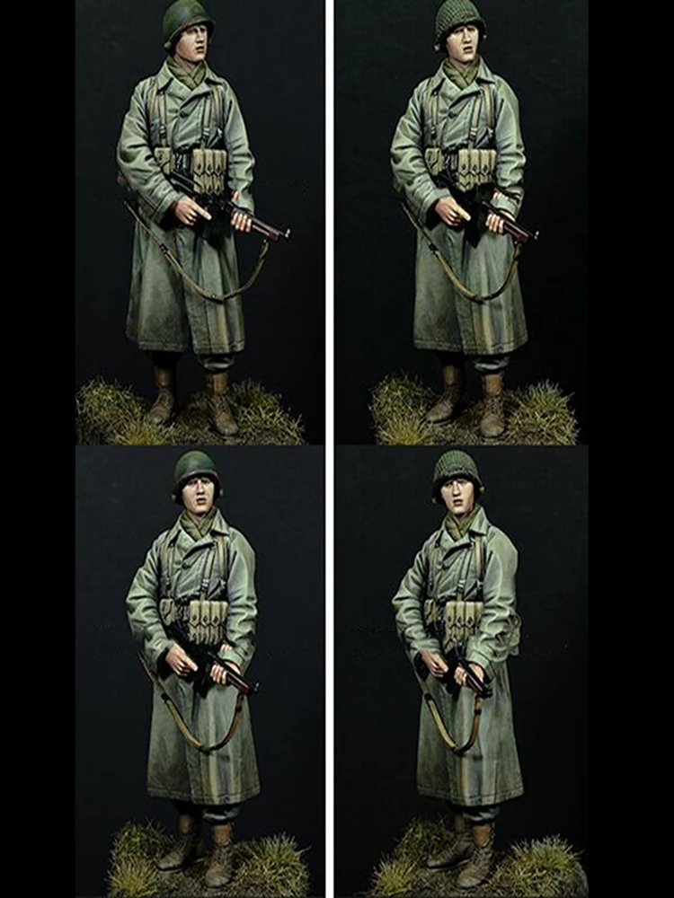 Nuovo Smontato 1/16 120Mm Us Fanteria Soldato-120Mm Della Resina Kit Fai Da Te Giocattoli Non Verniciato In Resina Modello