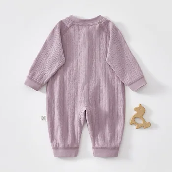 AYNIGIELL الربيع والخريف 0-18 متر الطفل السروال القصير الوليد الفتيات الفتيان 100% ملابس قطنية عالية الجودة الكرتون منقوشة بذلة 6