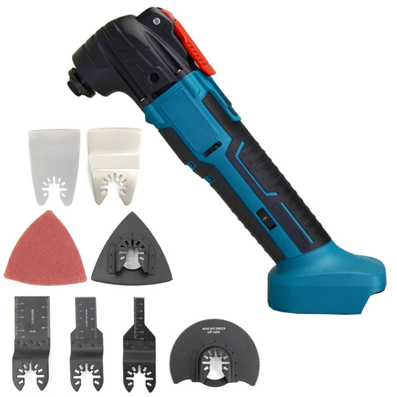 전기 무선 진동 멀티툴 기계 다기능 트리머 톱 리노베이터 파워 멀티툴 마키타 18V 배터리용