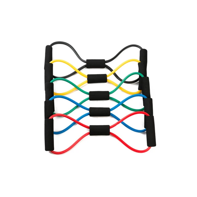 Yoga Resistance Bands Elastic Band Sports Exercise Puller 8-shaped Chest Expander for Body Building Home Gym Fitness Equipment 5