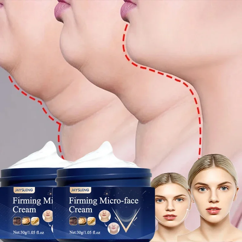 

V-Shape Slimming Cream Firm Face-lift Removal Double Chin Eliminate Masseter Muscle Tighten Two-Mandibular Line Anti-aging Cream