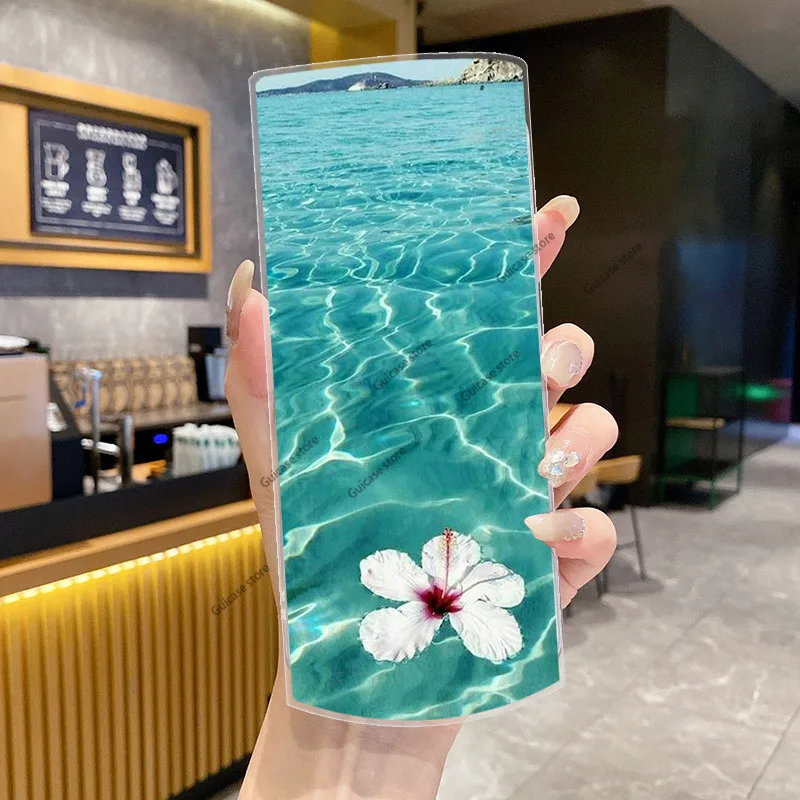 Clear Soft Silicone Cute Painted TPU Case Cover