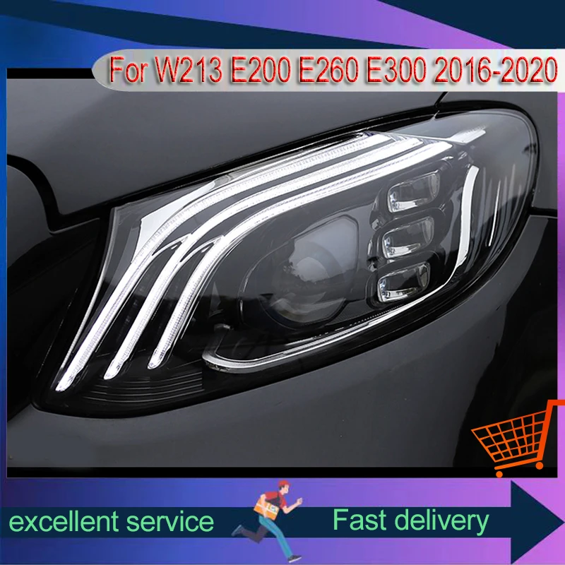 Auto Headlight For Mercedes Benz 2016-2020 W213 E200 E260 E300 Modified  Assembly S-Class Maybach Model Full LED Car Accessories - AliExpress