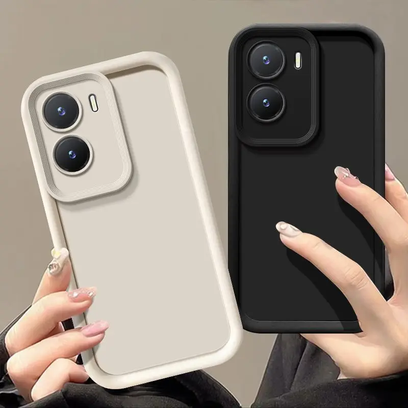 Luxury Candy Matte Soft Phone Cover - Anti-Fall Prevention