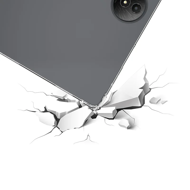Slim Shockproof Clear TPU Tablet Back Cover Case